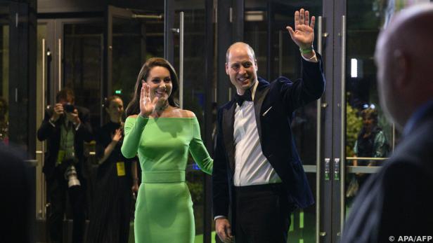 William und Kate wollten auch die Preisgala klimafreundlich gestalten