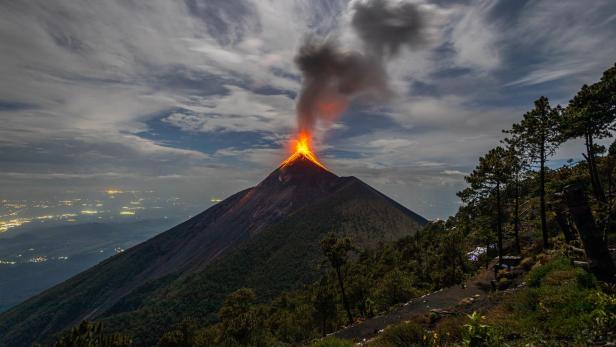 Vulkan Fuego in Guatemala ist erneut ausgebrochen