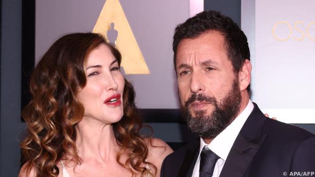 Adam Sandler mit seiner Frau Jackie