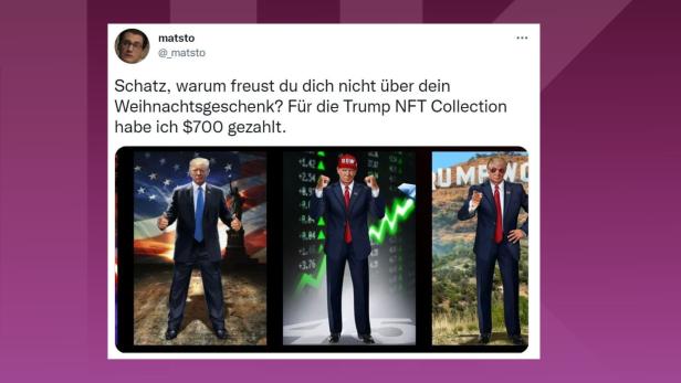 Die NFT-Kollektion von Trump ist da.