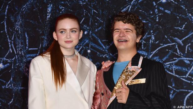 Die "Stranger Things"-Darsteller Sadie Sink und Gaten Matarazzo