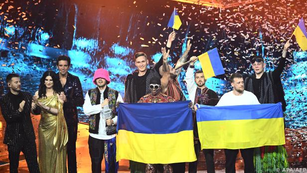 Das ukrainische Kalush Orchestra sicherte sich im Vorjahr den ESC-Sieg