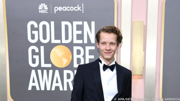 Felix Kammerer bei der Golden Globe Gala