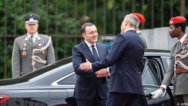 Der georgische Premier Garibaschwili war im vergangenen Sommer in Wien