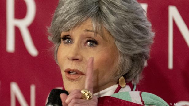 Jane Fonda ist Gast von Richard Lugner