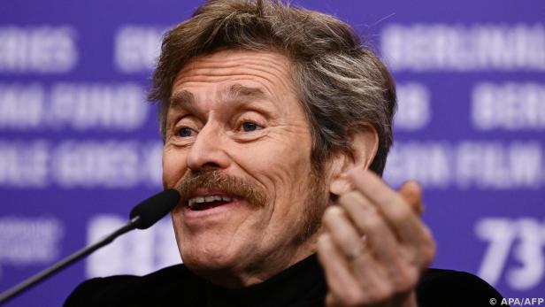 Schauspieler Willem Dafoe lässt sich gerne in Galerien inspirieren