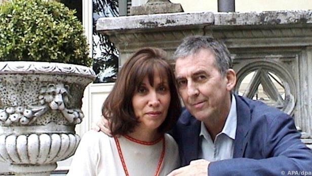 Der Ex-Beatle einige Monate vor seinem Tod mit seiner Frau Olivia