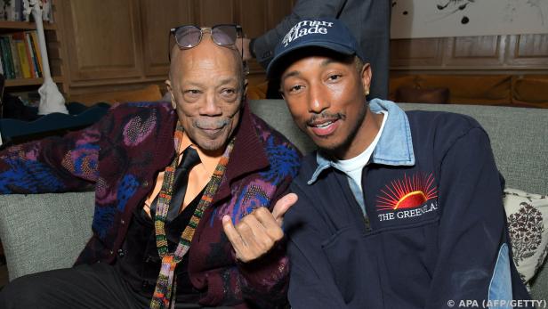 Quincy Jones mit Pharrell Williams