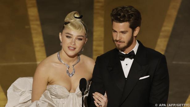 Florence Pugh und Andrew Garfield bei der Oscar-Gala