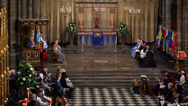 Blick auf den Kosmaten-Belag in der Westminster Abbey