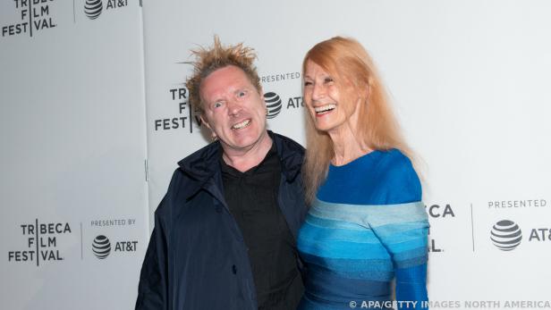 John Lydon und Nora Forster beim Tribeca Film Festival 2017