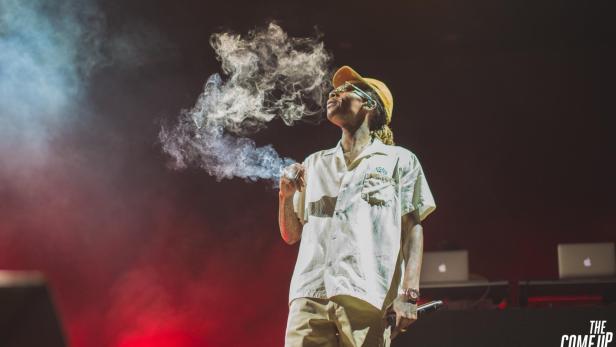 Wiz Khalifa und Mia Khalifa bewerben gemeinsam die Weed-Marke &quot;Khalifa Kush&quot; des Rappers.