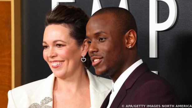 Olivia Colman und Michael Ward bei der Premierenfeier in L.A.