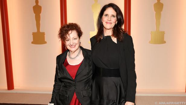 Nan Goldin und Regisseurin Laura Poitras in Hollywood