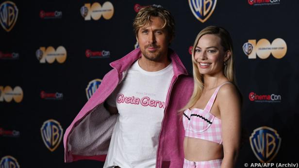 Ryan Gosling und Margot Robbie bei einem Promo-Auftritt im April