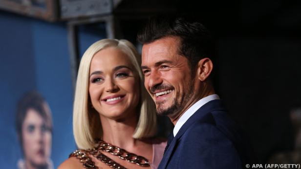 Katy Perry mit ihrem Verlobten Orlando Bloom