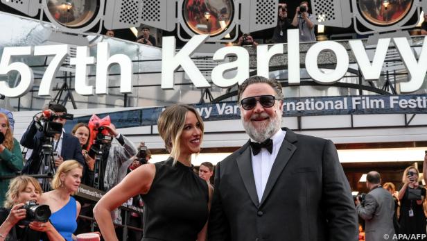 Russel Crowe als Stargast in Karlsbad