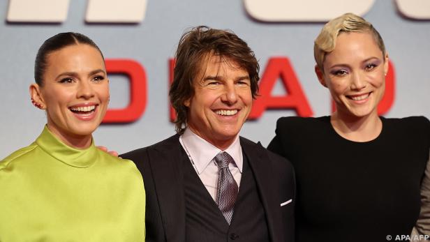 Hayley Atwell, Tom Cruise, Pom Klementieff bei der Premiere (v.l.n.r.)