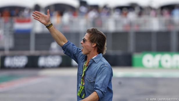 Brad Pitt auf der Formel-1-Strecke