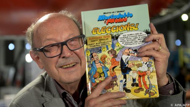 Francisco Ibáñez wurde mit der Comicserie "Clever & Smart" berühmt