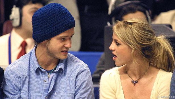 Timberlake und Spears im Februar 2002