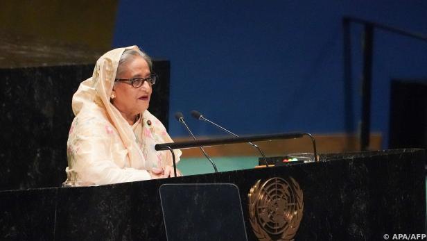 Premierministerin Sheikh Hasina will an der Macht bleiben