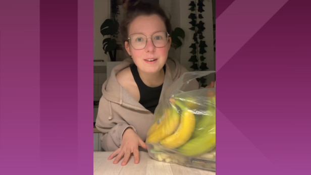 TikToks Bananenfrau isst 40 Bananen pro Woche
