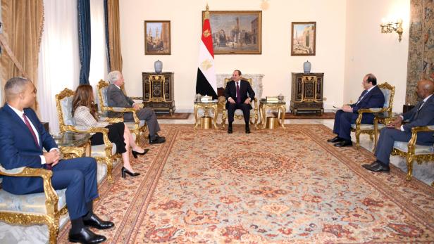 Der ägyptische Präsident traf u.a. auf den CIA-Geheimdienstchef
