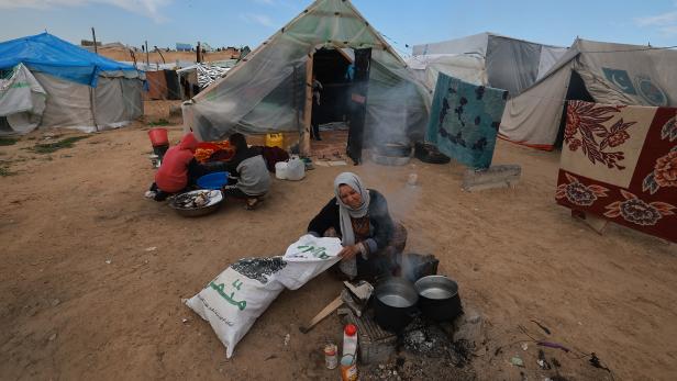 In Rafah werden dringend Hilfsgüter benötigt