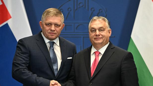 Fico (links) und Orbán (rechts) pflegen einen Moskau-freundlichen Kurs