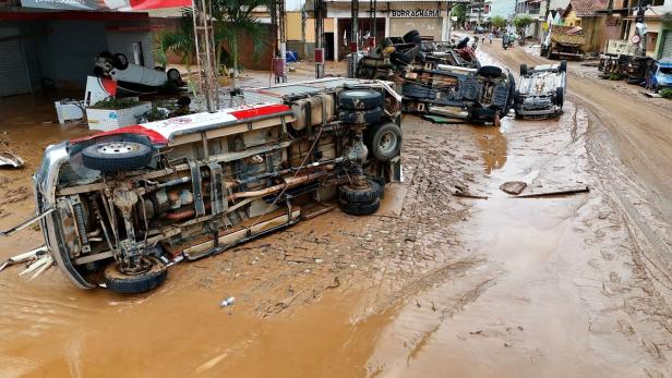 Verwüstungen nach Sturm und Starkregen in Brasilien