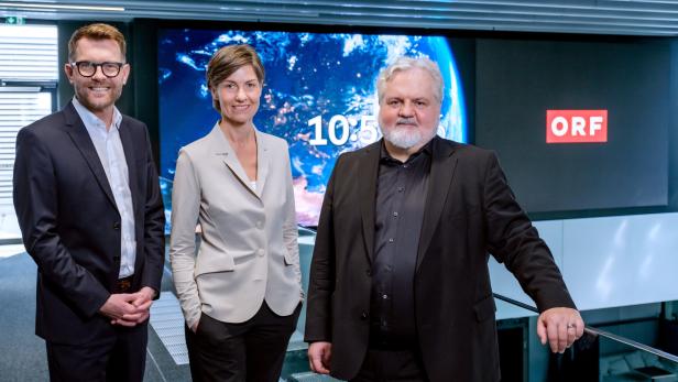 ++ HANDOUT ++ Die drei neuen ORF-Chefredakteure Prokop, Waldner und Bruckenberger