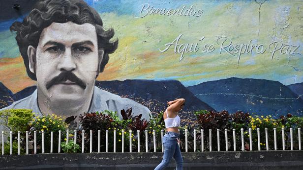 Der verstorbene Escobar gilt als gefürchtetster Drogenbaron Kolumbiens