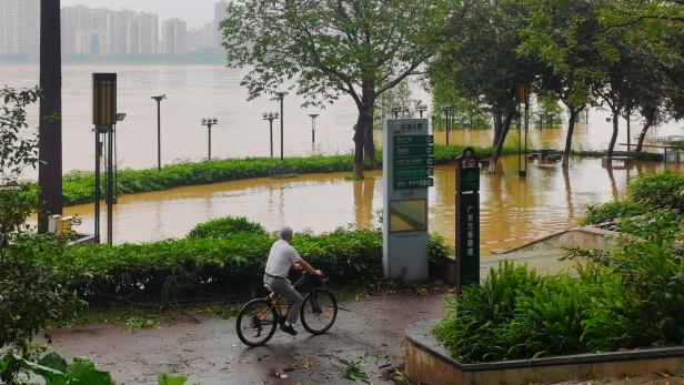 Überflutungen in der Provinz Guangdong