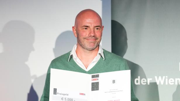 Daniel Wisser bekam Wiener Buchpreis überreicht