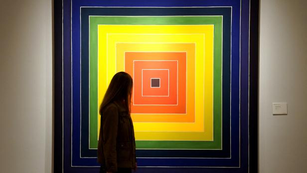 Stellas Werk "Concentric Squares" soll in New York versteigert werden