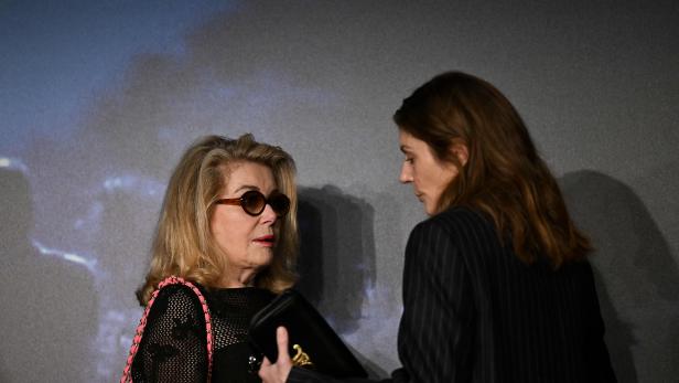 Deneuve in Cannes mit ihrer Tochter Chiara