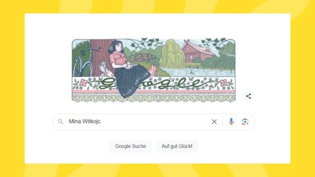 Mina Witkojc ziert heutiges Google Doodle: Wer war sie?