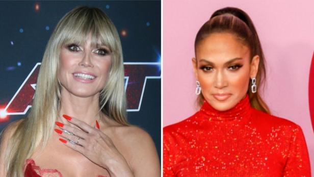 Heidi Klum und Jennifer Lopez haben mit ihren aktuellen Ehemännern keine gemeinsamen Kinder, würdigten sie jedoch als Stiefväter auf Social Media. 