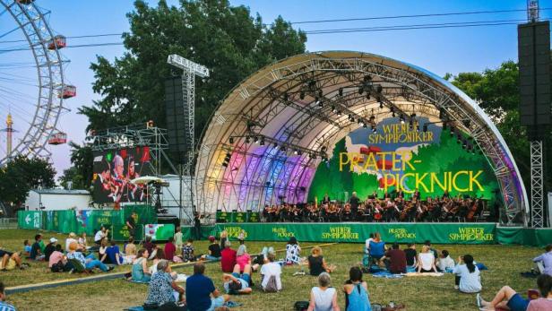 Auch heuer picknicken die Symphoniker wieder unter dem Riesenrad