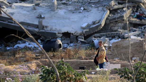 Die Bombenangriffe hinterlassen im Gazastreifen Spuren