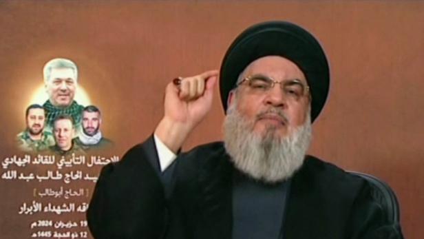 Hisbollah-Chef Hassan Nasrallah drohte dem EU-Inselstaat