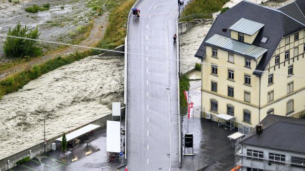 Schwere Unwetter in der Schweiz