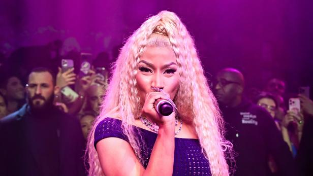 Superstar Nicki Minaj, hier bei einem Gig in Miami, hat sich angesagt