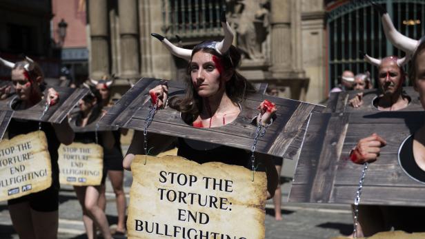 Proteste von Tierschützern