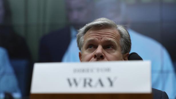 FBI-Chef Christopher Wray bei einer Anhörung