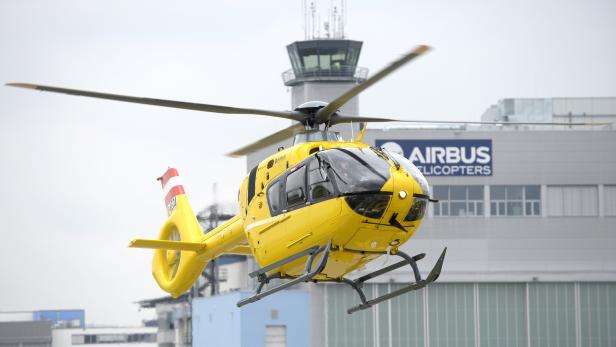 Ins Krankenhaus geflogen