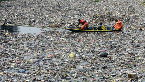 Citarum gilt als schmutzigster Fluss der Welt