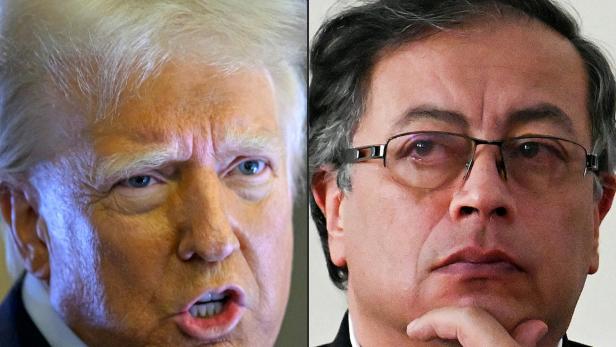 US-Präsident Donald Trump vs. Kolumbiens Staatsoberhaupt Gustavo Petro