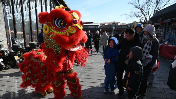 Farbenpracht zum Jahreswechsel in China